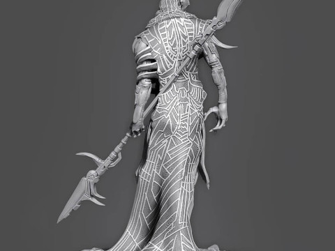 Corvus Glaive Modello di stampa 3D