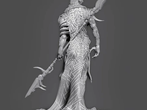Corvus Glaive 3D Print Model