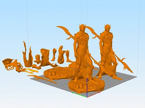 Corvus Glaive Modello di stampa 3D