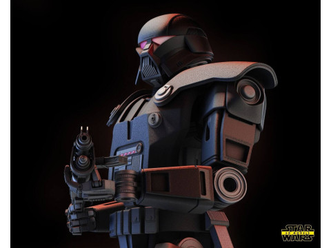 Dark Trooper - Star Wars Model Cetak 3D