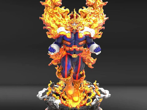 노력 - 넘버원 영웅 3D 프린트 모델