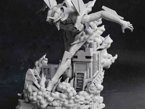 EVA01 - Neon Genesis Evangelion 3D Print Model