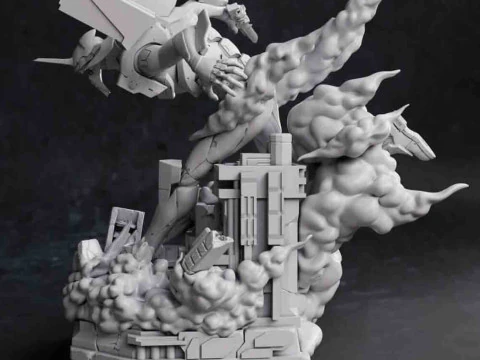 EVA01 - Neon Genesis Evangelion 3D Print Model