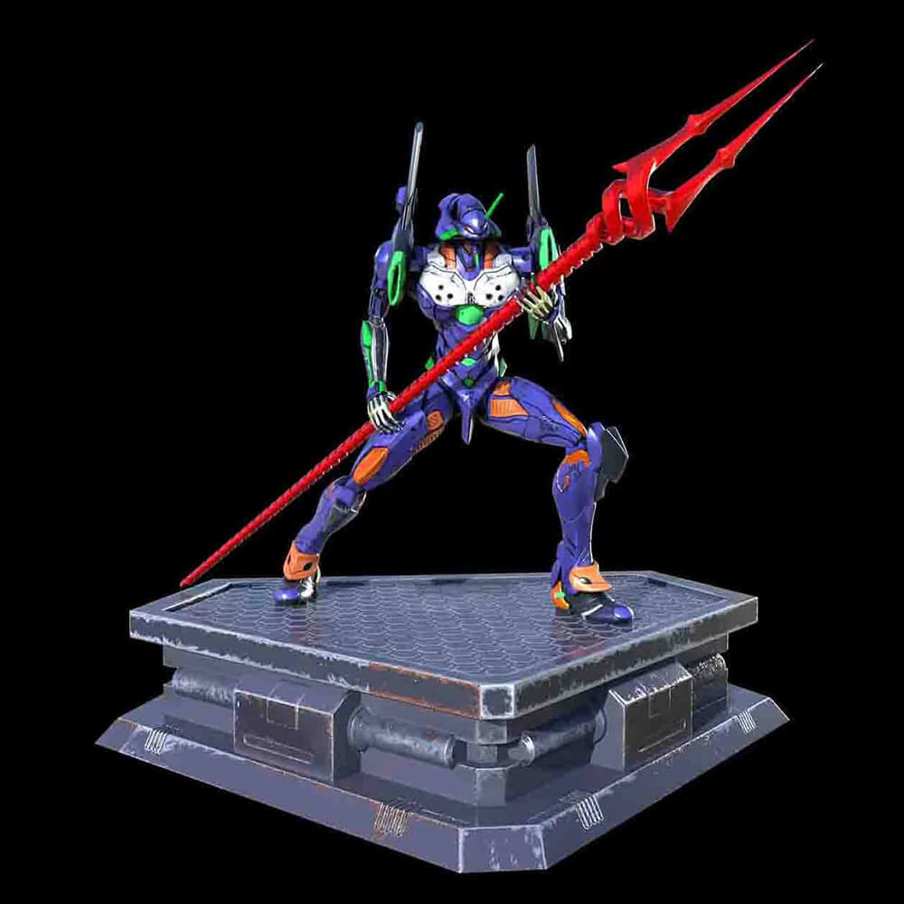 Evangelion Figure 3D Print Model .c4d .max .obj .3ds .fbx .stl .blend 
