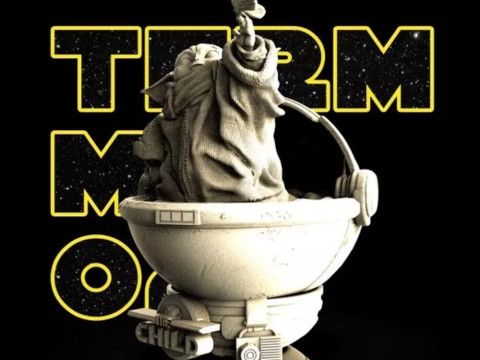 Grogu Bust - Star Wars 3D Принт Модель