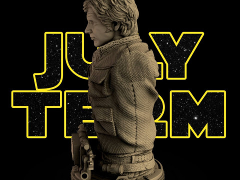 Han Solo Bust Modelo de Impressão 3D