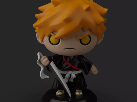 Ichigo Chibi - Bleach Modelo de impresión 3D
