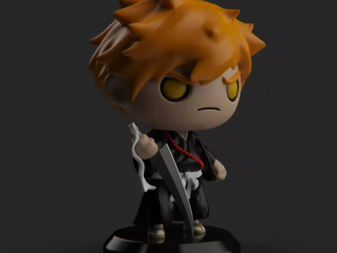 Ichigo Chibi - Bleach 3D Print Model
