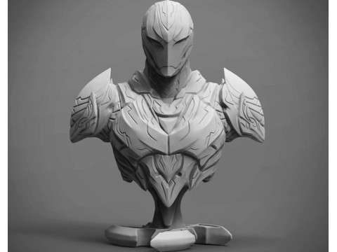 Dark Armor Bust Modello di stampa 3D