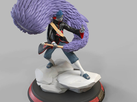 Kisame and Samehada 3D 프린트 모델