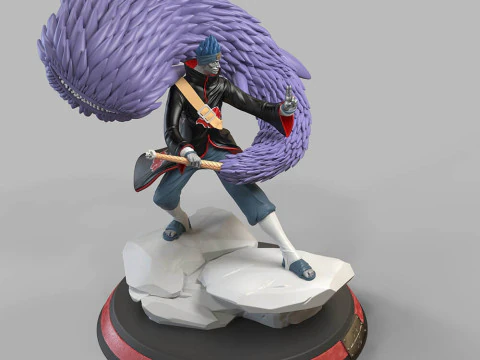 Kisame and Samehada 3D Print Model