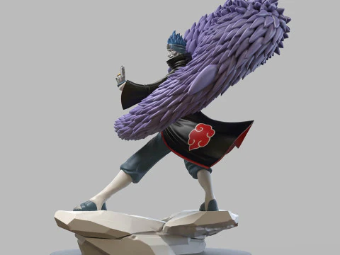 Kisame and Samehada 3D Print Model