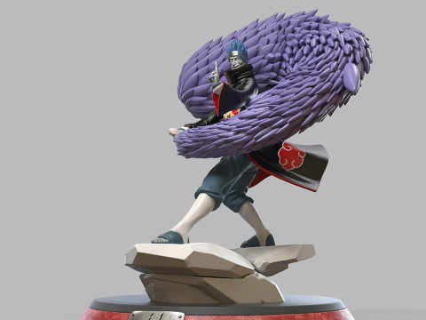 Kisame and Samehada 3D 프린트 모델
