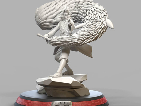 Kisame and Samehada 3D 프린트 모델