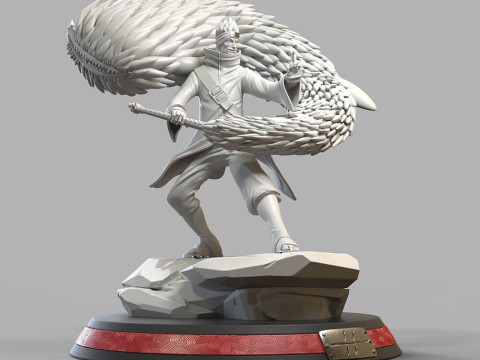 Kisame and Samehada 3D 프린트 모델