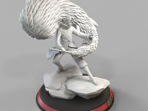 Kisame and Samehada 3D 프린트 모델