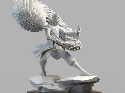 Kisame and Samehada 3D 프린트 모델