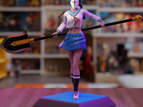 Lisa Yadomaru - Bleach 3D Print Model