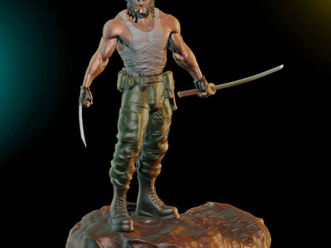 Logan Soldier Modelo de impresión 3D