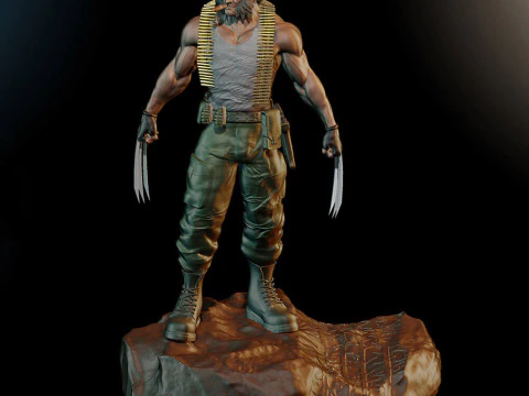 Logan Soldier 3D Print Model