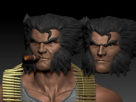 Logan Soldier 3D Print Model