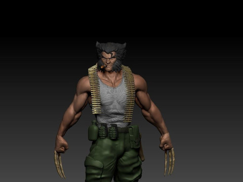 Logan Soldier Model do druku 3D