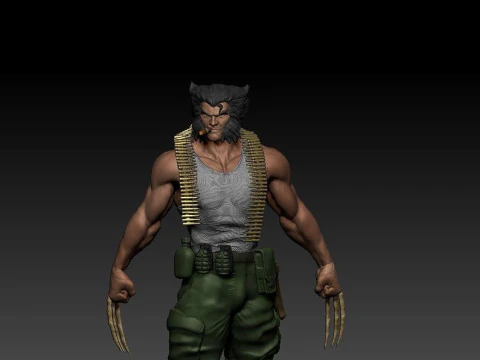 Logan Soldier 3D Print Model