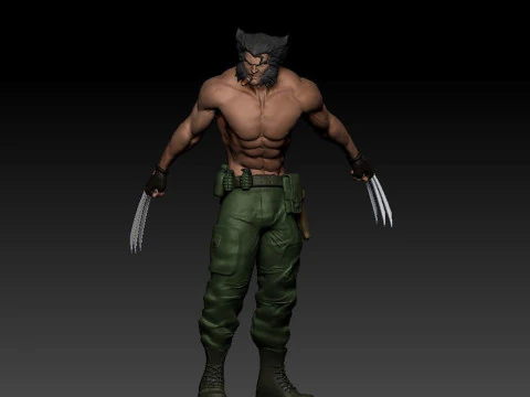 Logan Soldier 3D Print Model