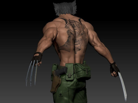 Logan Soldier Model do druku 3D
