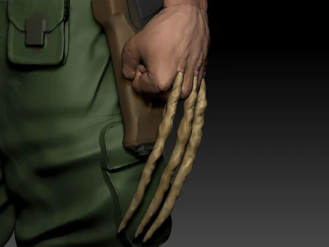Logan Soldier 3D Print Model