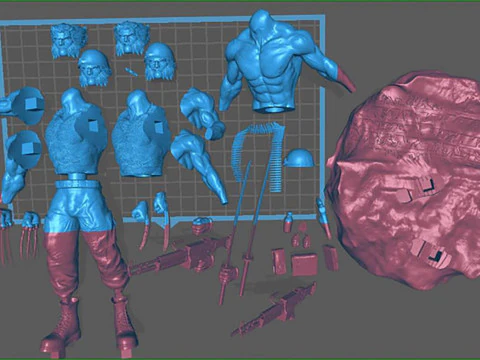 Logan Soldier 3D Print Model
