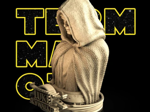 Luke Skywalker Bust 3D Print Model