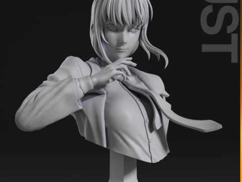 Makima and Denji 3D Print Model