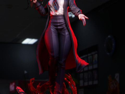 Makima Figure Model Cetak 3D