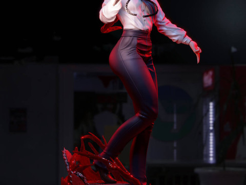Makima Figure Model Cetak 3D