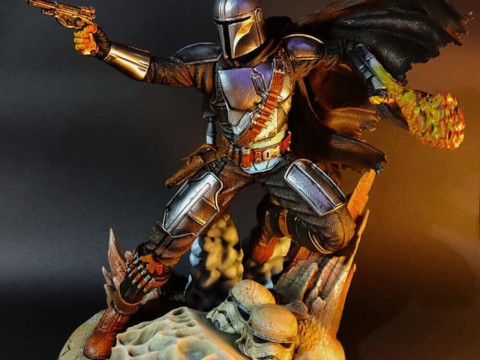 Mandalorian - Star Wars Model Cetak 3D