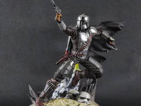 Mandalorian - Star Wars Model Cetak 3D