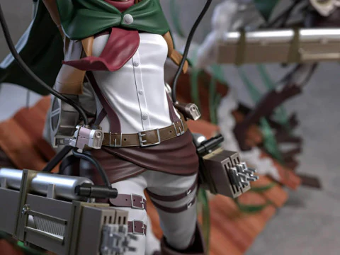 Mikasa Ackerman 3D Print Model