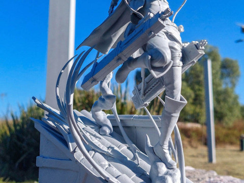 Mikasa Ackerman Model Cetak 3D