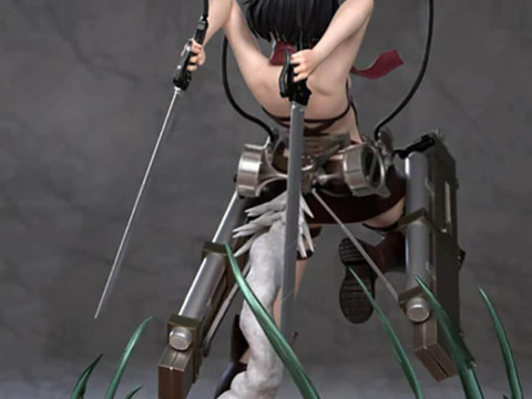 Mikasa Ackerman Model Cetak 3D