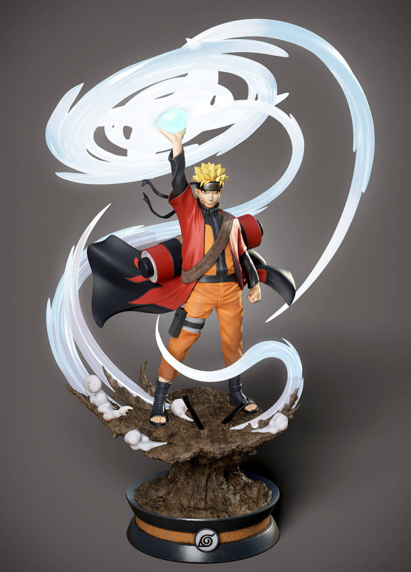 Naruto Sage Mode 3D-Druckmodell .c4d .max .obj .3ds .fbx .stl .blend