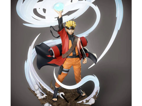 Naruto Sage Mode 3D Print Model