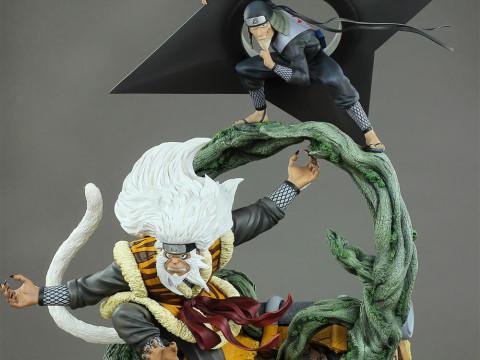 Naruto Sandaime Hokage - The Last Fight 3D Принт Модель