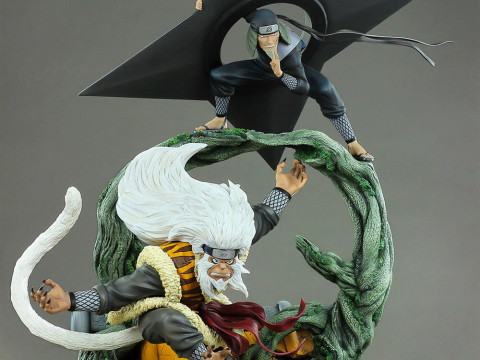 Naruto Sandaime Hokage - The Last Fight 3D Принт Модель