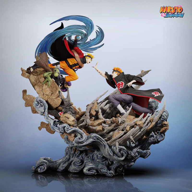 Naruto Vs Pain Modelo de impresión 3D .c4d .max .obj .3ds .fbx .stl .blend