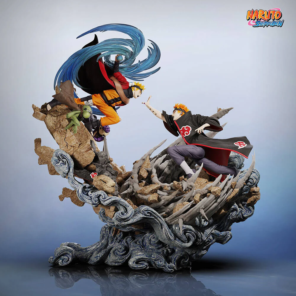 Naruto Vs Pain 3D Print Model .c4d .max .obj .3ds .fbx .stl .blend 