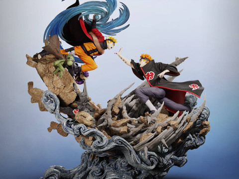 Naruto Vs Pain 3D Print Model