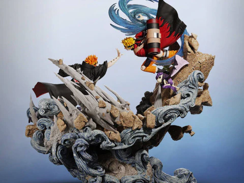 Naruto Vs Pain 3D Print Model