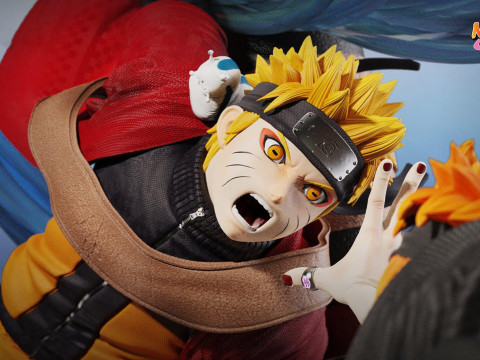 Naruto Vs Pain Modelo de impresión 3D