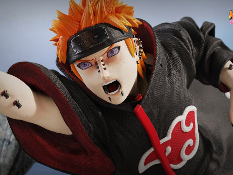 Naruto Vs Pain Modelo de impresión 3D